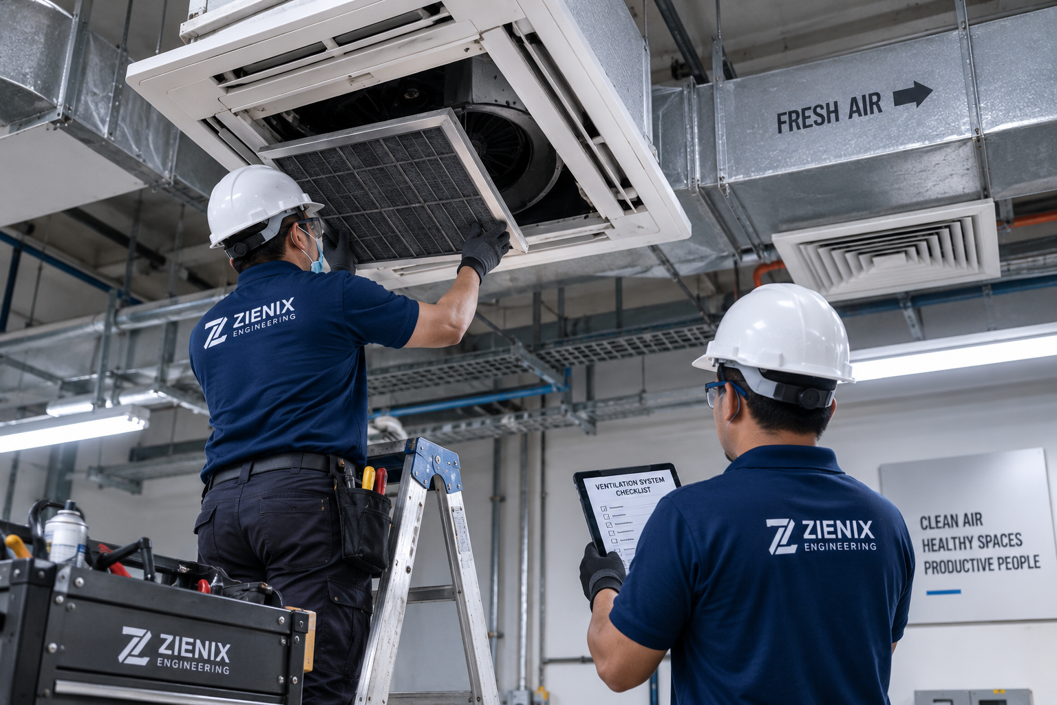 Ventilation System Maintenance Work