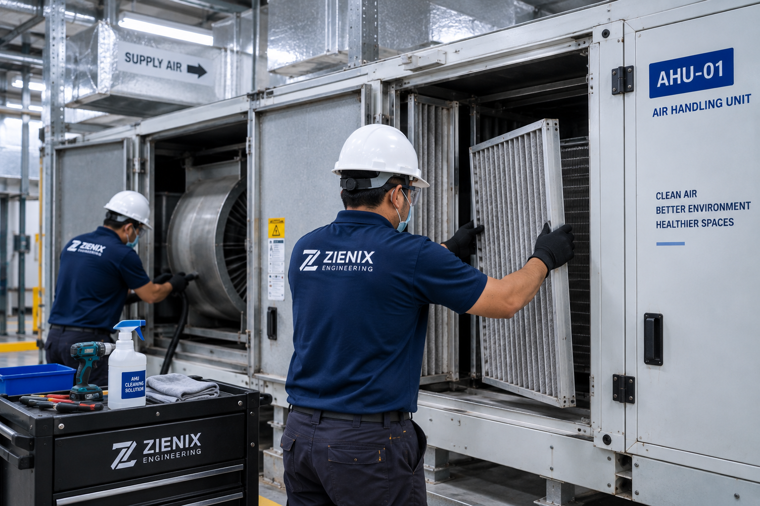 Air Handling Unit Maintenance Work